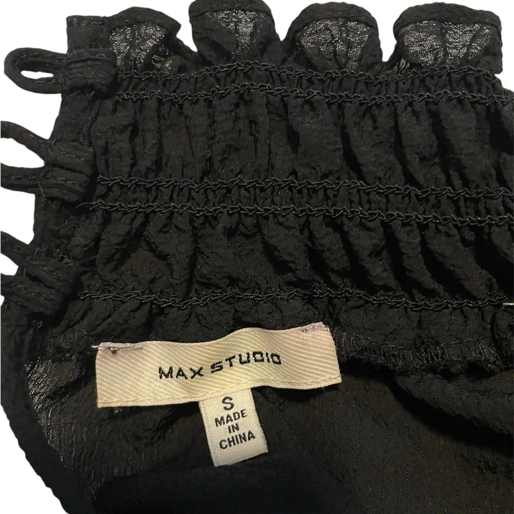 Max Studio Ruffled LS Blouse - Picture 4 of 6